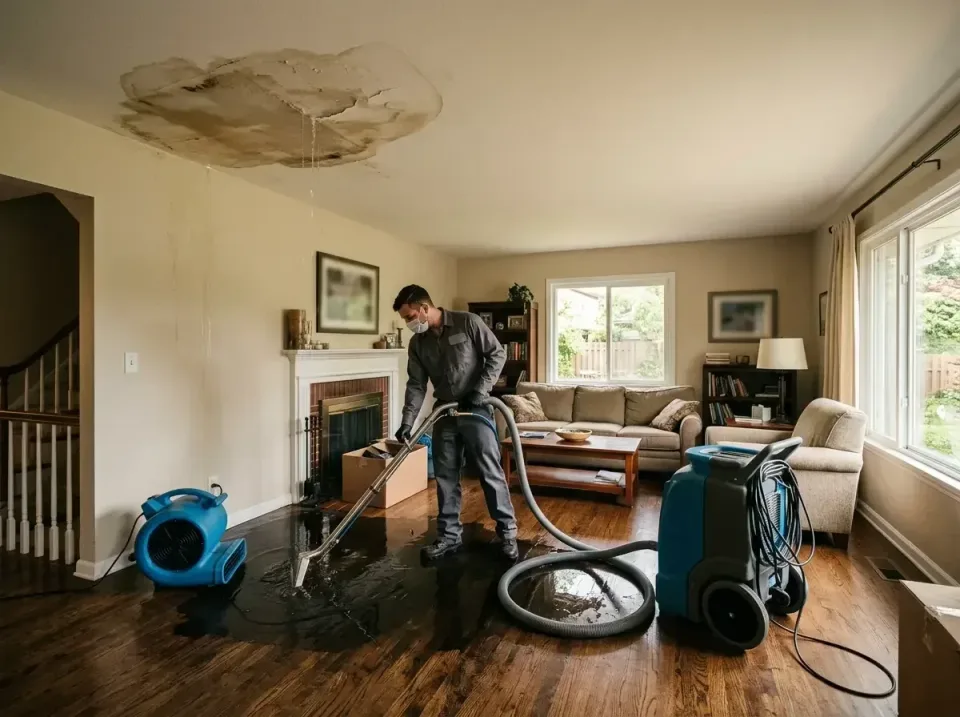 attic-pipe-burst-ceiling-drip-008 — frequently asked questions, Water Damage Restoration & Carpet Care in Winchester, KY